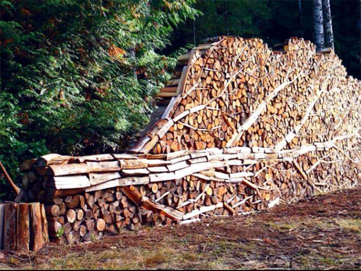 Складываем дрова в виде дерева